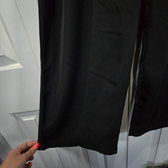 New Women’s Black Wide Leg Business Casual Trousers – Size Small - Picture 3 of 6